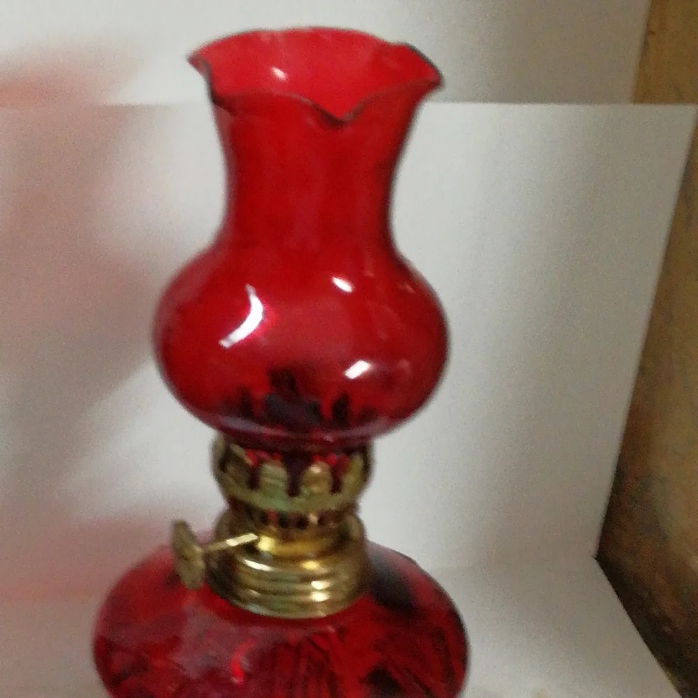 Glass oil chimney old vintage styel - Picture 4 of 4